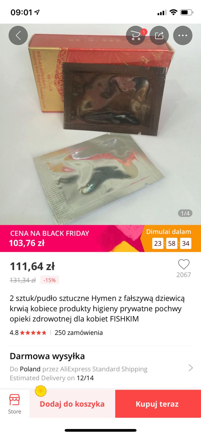 Na największych portalach sprzedażowych można nabyć kapsułki "przywracające dziewictwo" 