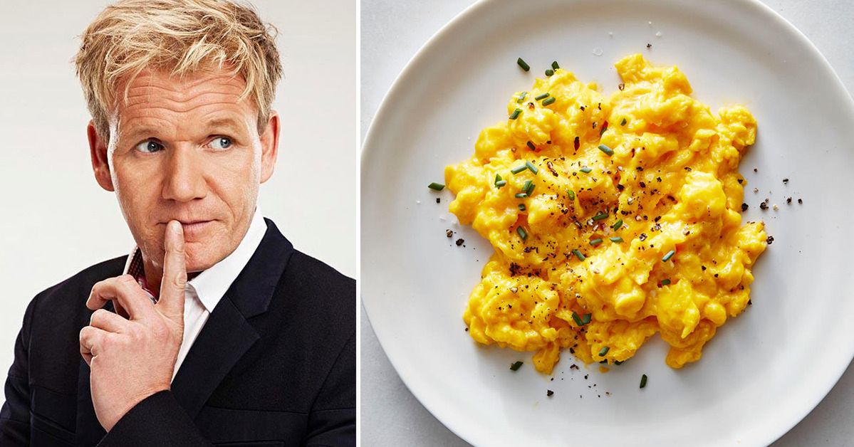 Gordon Ramsay zdradził przepis na jajecznicę. Doskonalił go latami, aż doszedł do perfekcji!