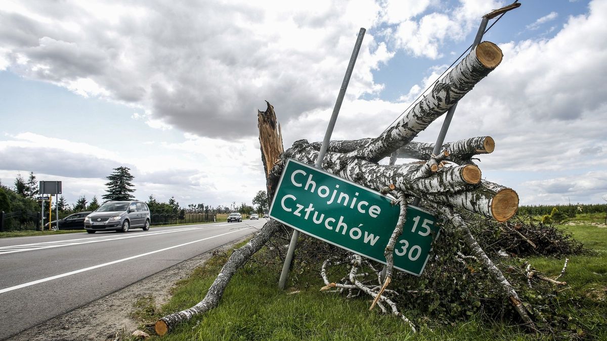 Skutki nawałnicy z 2017 r. 