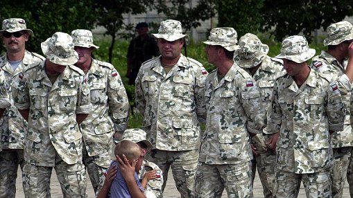 Żołnierze z Polskiego Kontyngentu "Jordania" w Brodnicy