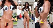 Micaela Schaefer: zupełnie naga kibicka Niemców!