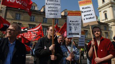 Demonstracja Nowej Lewicy