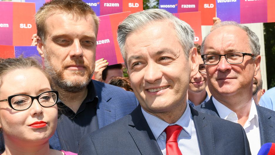 Adrian Zandberg, Robert Biedroń i Włodzimierz Czarzasty