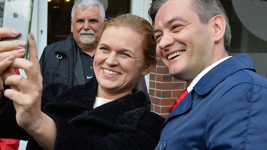 Lewica musi się dogadać / Na zdj. Barbara Nowacka i Robert Biedroń