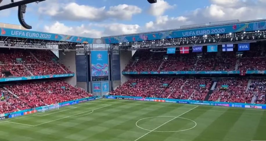 Euro 2020 - Chrisian Eriksen stracił przytomność, kibice skandują jego nazwisko
