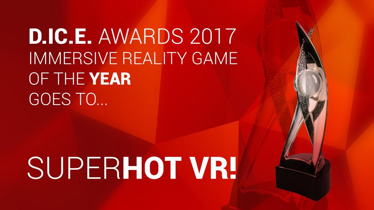 SuperHot VR jednym ze zwycięzców DICE Awards