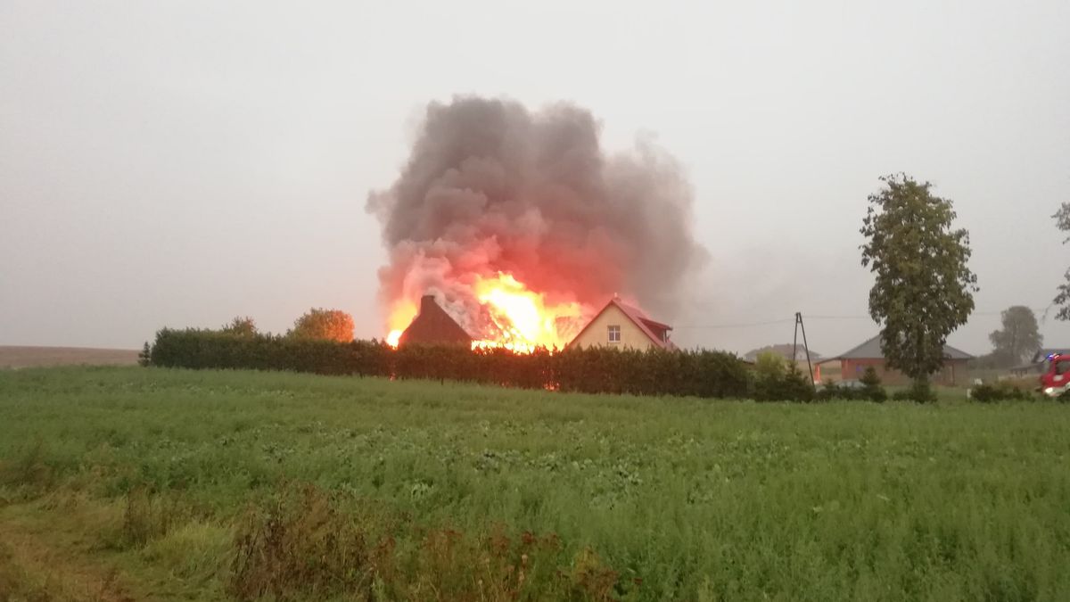 Pogoda. Burza w woj. zachodniopomorskim. Piorun uderzył w gospodarstwo