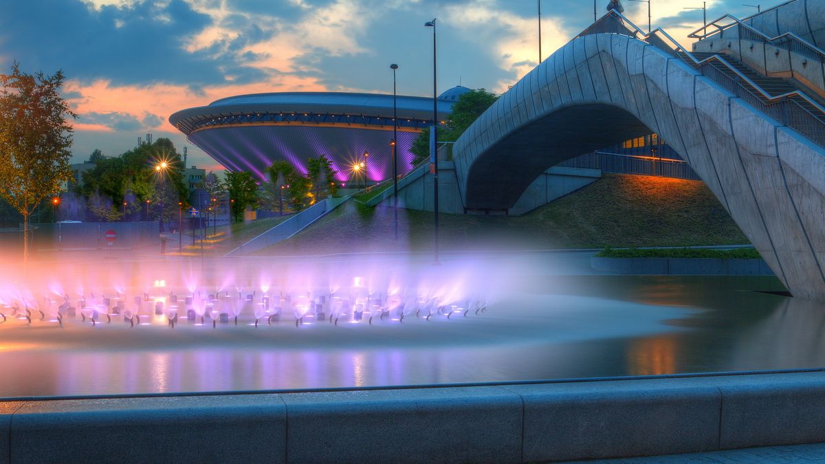 Katowicki Spodek. Symbol miasta w którym organizowane jest EKG