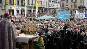 Msza święta w Wadowicach