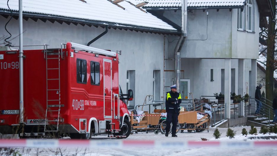 Chojnice. W pożarze hospicjum zginęły cztery osoby