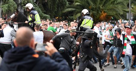 Kibole Legii starli się z madrycką policją