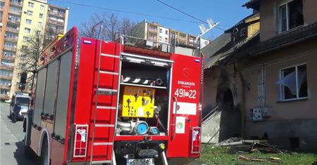 Pożar w Starachowicach. Płonęła kamienica