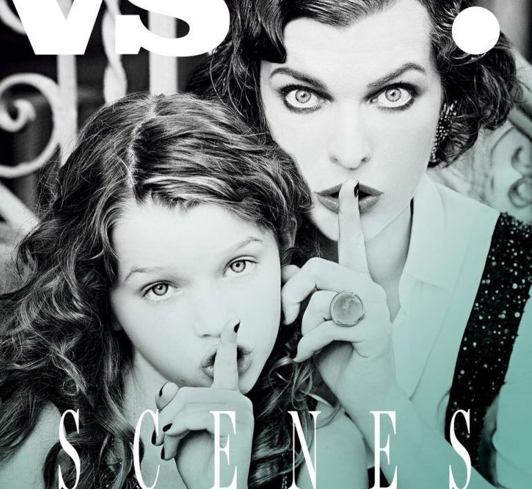 Milla Jovovich z córką w sesji dla „Vs. Magazine”