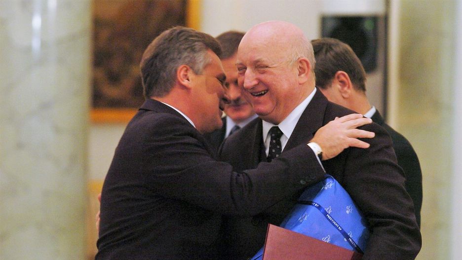 Aleksander Kwaśniewski i nieżyjący już Józef Oleksy.
