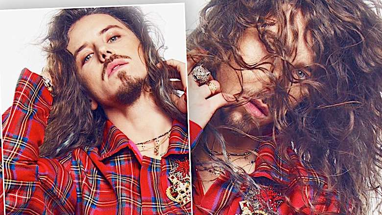 Michał Szpak świąteczna sesja