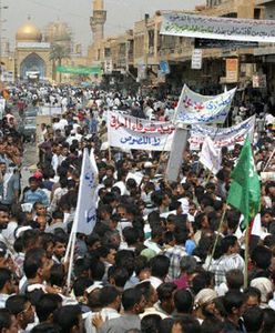 Demonstracja szyitów w Bagdadzie