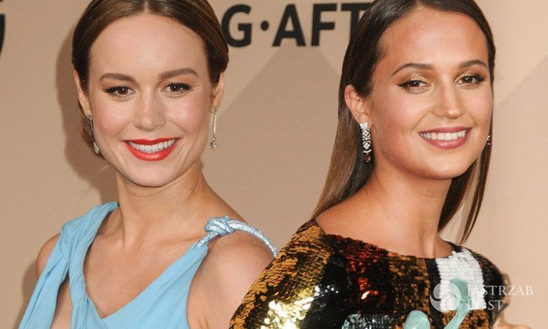 Pojedynek na stylizacje: Brie Larson w najmodniejszym kolorze roku kontra Alicia Vikander w cekinach. Najpiękniejsze kreacje SAG Awards 2016