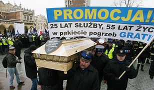 Policjanci protestują