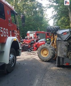 Honda zderzyła się z koparką. Kierowca osobówki nie przeżył
