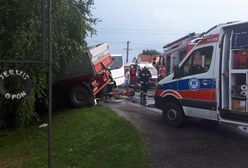 Świniarsko. Wypadek autobusu z uczniami pod Nowym Sączem. Zginął mężczyzna