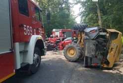 Honda zderzyła się z koparką. Kierowca osobówki nie przeżył