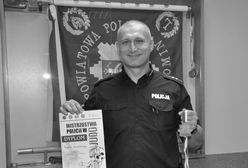 Jechał z synem na trening. W tragicznym wypadku zginął policjant