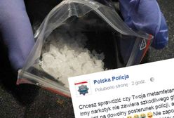 Wzruszający gest polskiej policji. Wyciąga pomocną dłoń do posiadaczy amfetaminy