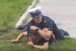 Brutalna interwencja policjanta w Bytowie. Wszystko nagrał przypadkowy świadek