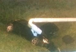 Jastrzębie-Zdrój. Kierowca wyleciał z drogi, uszkadzając gazociąg. Ranna pasażerka