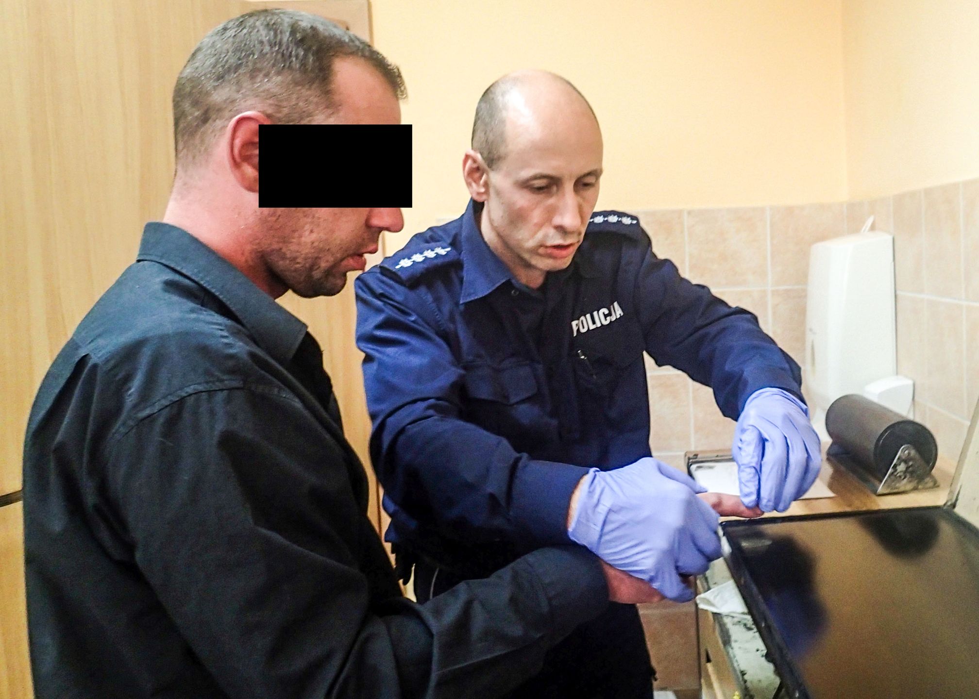 Napastnik został szybko zatrzymany 
