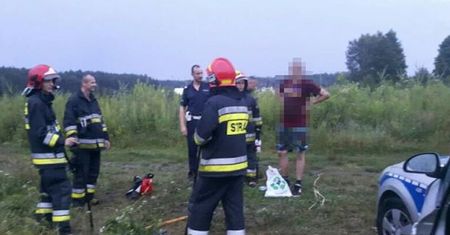 Uciekał przed dzikami. Spędził cztery godziny na drzewie