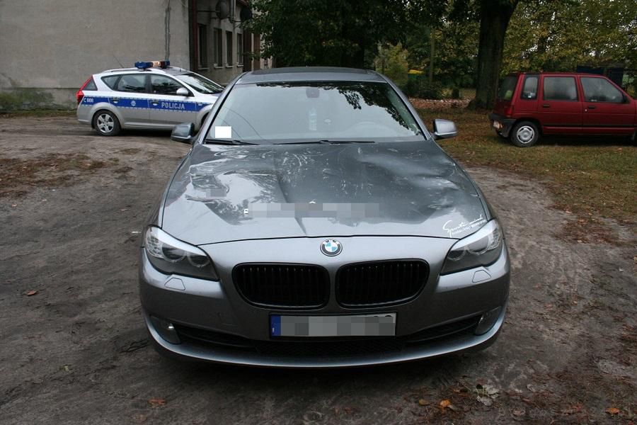 BMW zniszczone przez 28-latkę z Barcina 