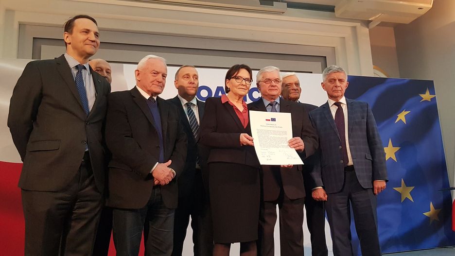 Sygnatariusze deklaracji "Koalicja Europejska dla Polski"
