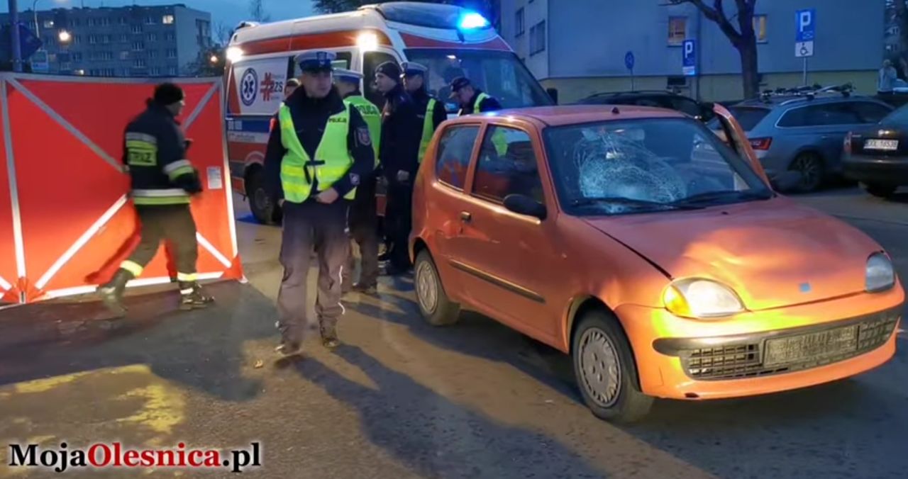 Oleśnica. Kierowca śmiertelnie potrącił kobietę i uciekł. Trwają poszukiwania