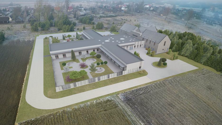 Projekt wiejskiego hospicjum na Podlasiu 