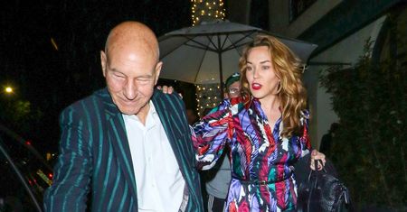 78-letni Patrick Stewart i jego 40-letnia żona przyłapani na randce
