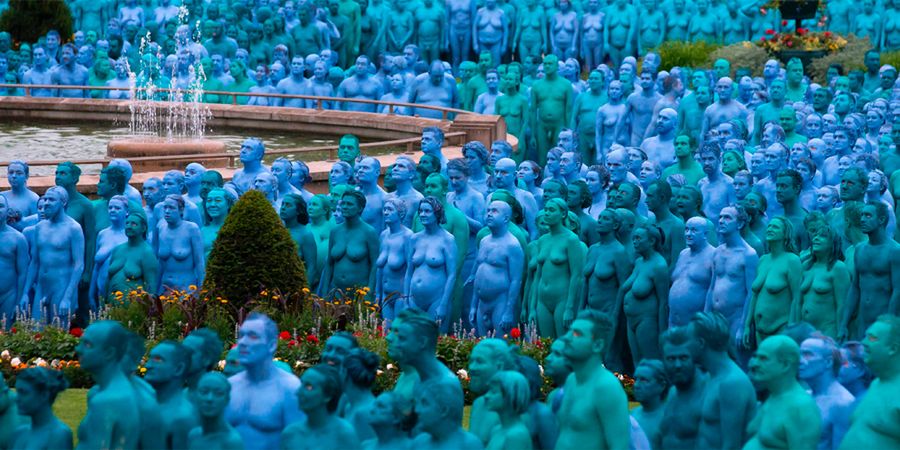 Spencer Tunick znowu rozebrał tłum