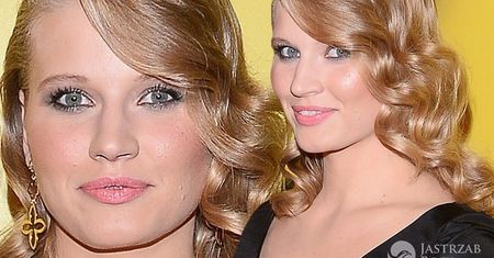 Natalia Rybicka na premierze "Excentryków". Postawiła na sukienkę w stylu retro, ale dodatki złote i nowoczesne