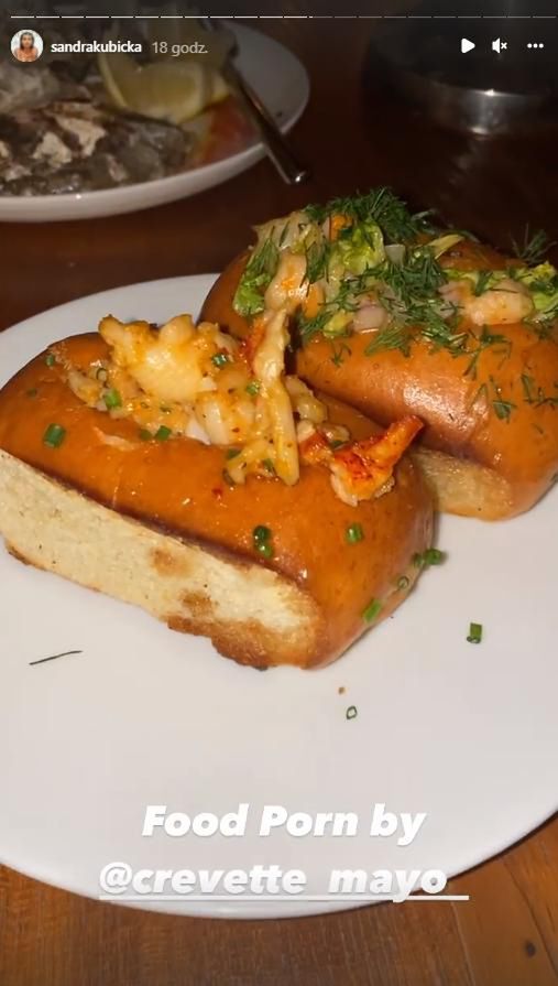 Sandra Kubicka pokazała wykwintne danie