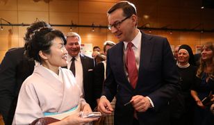 Mateusz Morawiecki w Japonii. Chwalił polską gospodarkę i... japoński sport