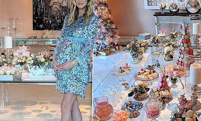 Miliarderka wyprawiła baby shower! Wśród gości gwiazdy, na stołach przepych, ale to choinka wprawia w osłupienie!