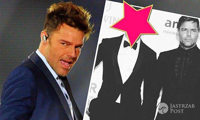 Ricky Martin z chłopakiem na ściance