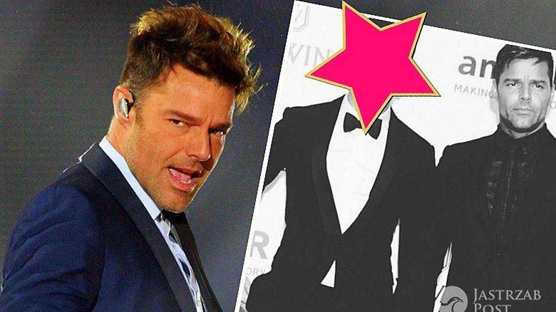 Ricky Martin z chłopakiem na ściance