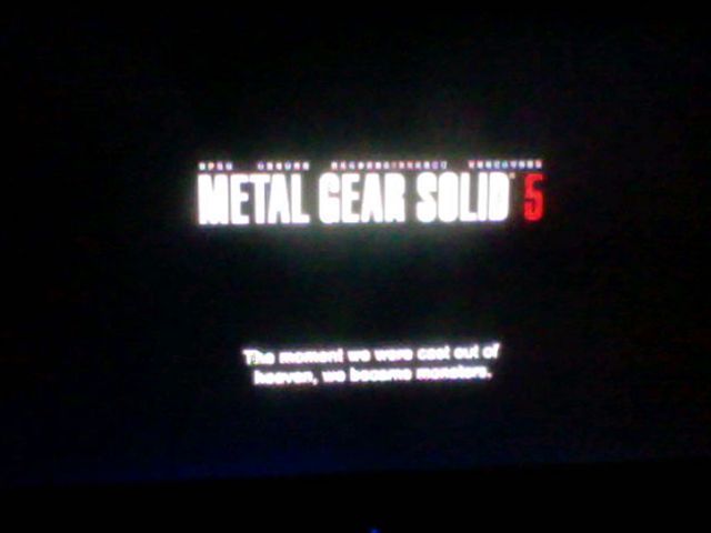 ŁAMIĄCA WIADOMOŚĆ: ktoś zrobił zdjęcie ekranowi z napisem Metal Gear Solid 5
