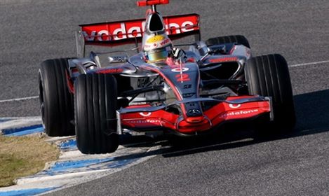 Barcelona: Hamilton najszybszy, Kubica 3.