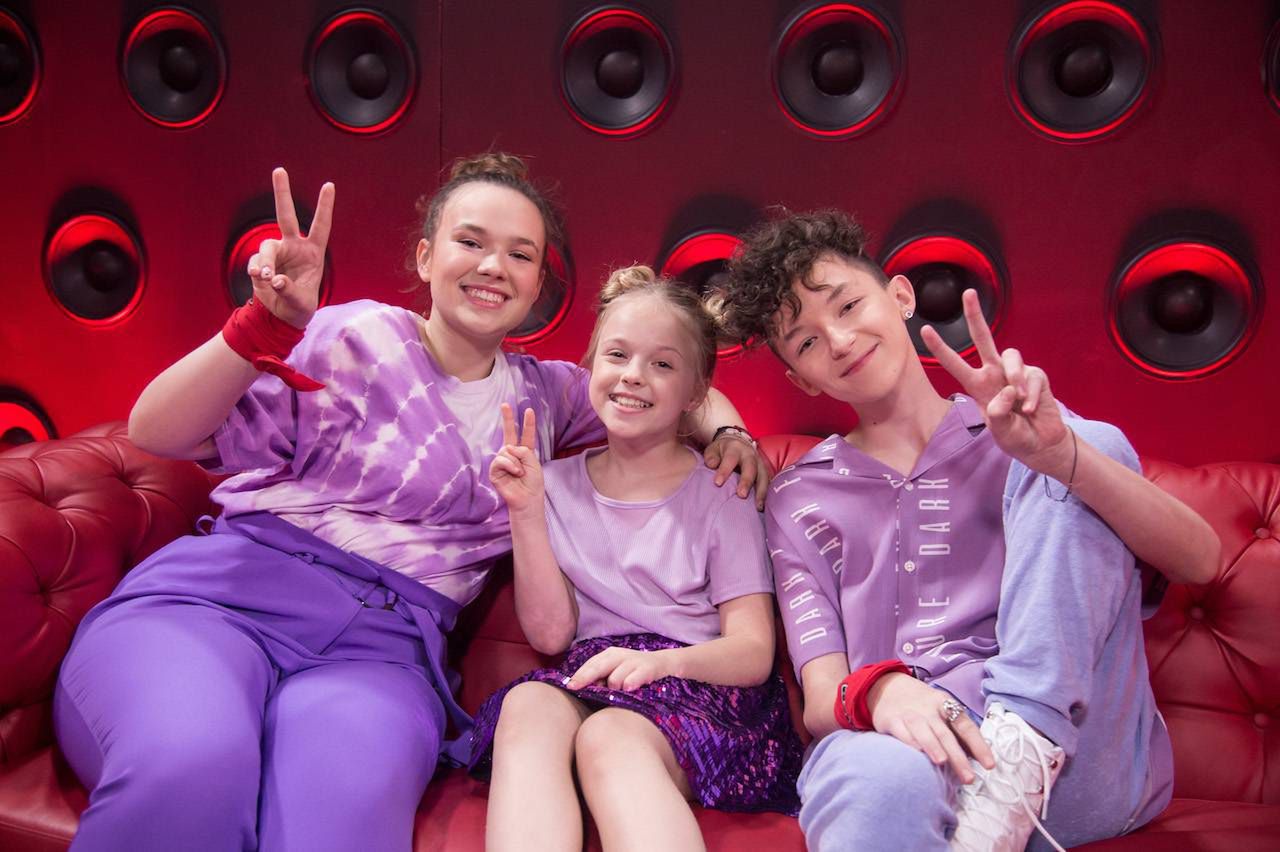 The Voice Kids 3: Anastazja Maciąg, Marcin Maciejczak, Ala Tracz.