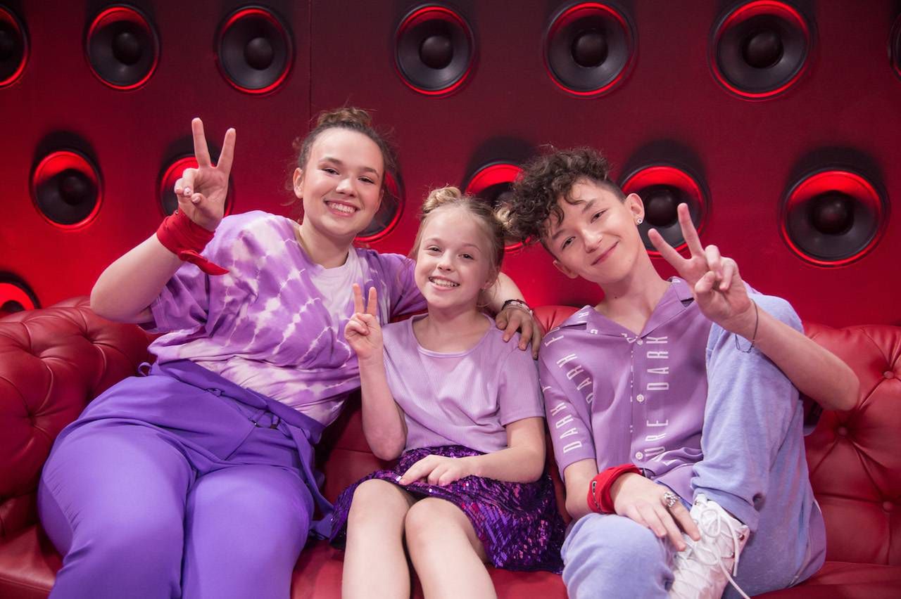 The Voice Kids 3: Anastazja Maciąg, Marcin Maciejczak, Ala Tracz.