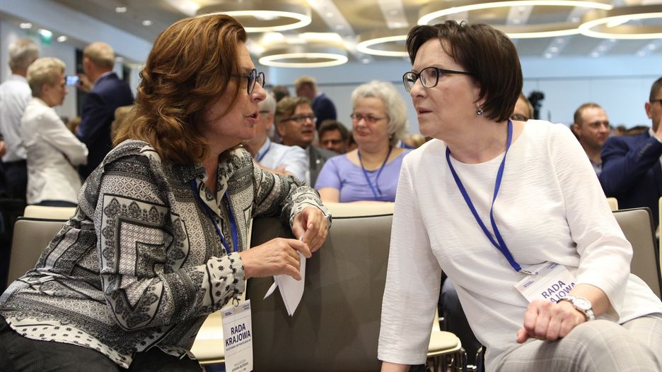 Małgorzata Kidawa-Błońska i Ewa Kopacz.