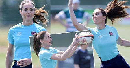 Kate w sportowym wydaniu chwali się umiejętnościami gry w rugby. Takiej jej nie znacie