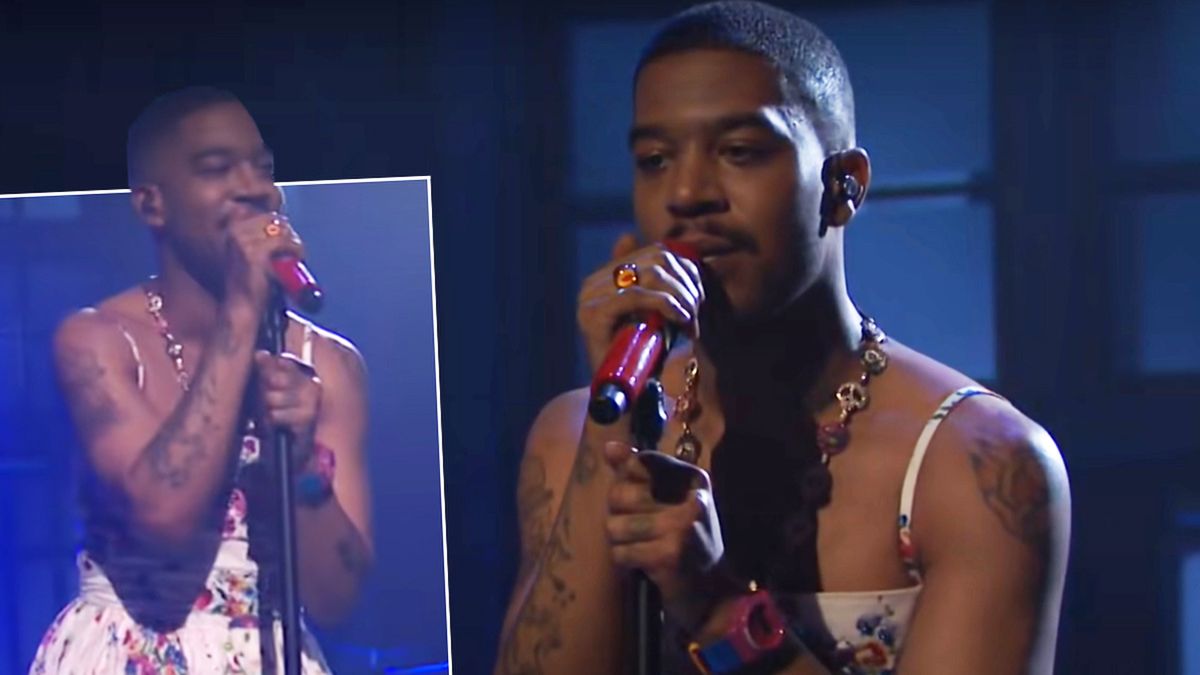 Kid Cudi w kwiecistej sukience na ramiączkach. Fani gratulują odwagi i doszukują się drugiego dna [WIDEO]